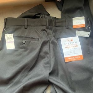 BRAND NEW Van Heiden Black Dress Pants